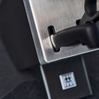  Set of 5 knives in a Zwilling Four Star self-sharpening block - Gray - 11