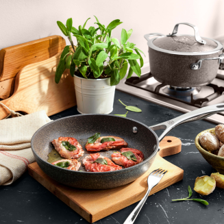 Patelnia indukcyjna Ballarini Salina Granitium - 20 cm - 2