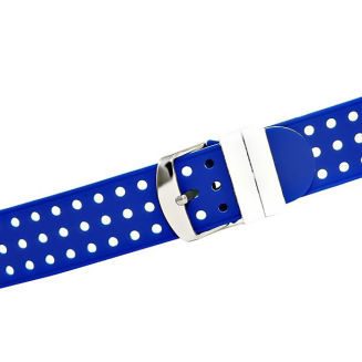Pasek silikonowy NIEBIESKO-BIAŁY U12-20-6 - 3