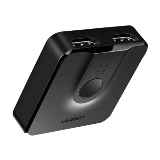 Przełącznik HDMI UGREEN CM217 2-portowy 20cm (czarny) - 2