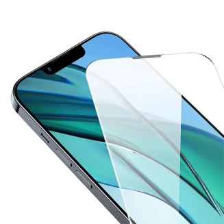 Szkło hartowane Baseus Corning do iPhone 13/13Pro/14 z filtrem przeciwpyłowym - 6