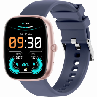 Smartwatch Damski GRAVITY GT18-3 Różowy Pasek Silikonowy + Granatowy Pasek - 4