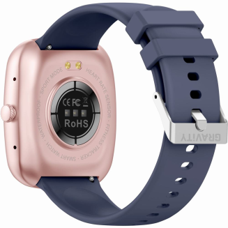 Smartwatch Damski GRAVITY GT18-3 Różowy Pasek Silikonowy + Granatowy Pasek - 8
