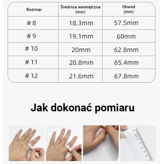 Smart Ring RUBICON R6 Gold/Silver SIZE-10(US) SMARUB325 - 13