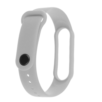 Pasek silikonowy do Xiaomi 5/6 - szary - 2