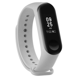 Pasek silikonowy do Xiaomi 5/6 - szary - 3