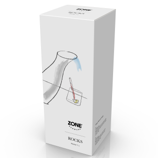 Dzbanek stalowy na wodę Zone Denmark Rocks Black 1.0l - 3