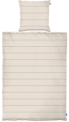 Pościel Mette Ditmer ALIGN Pine Green & Sand 140×220 cm