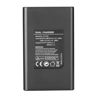  NEEWER DL-FZ100 NP-FZ100-S Dual Battery Charger - 5