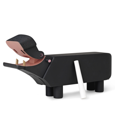  Kay Bojesen Hippo painted wooden figurine 26 cm