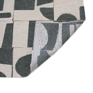 Okrągły dywan Louis de Poortere Craft Papercut sea spray - 5