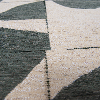 Okrągły dywan Louis de Poortere Craft Papercut sea spray - 3