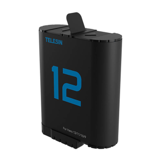 Akumulator TELESIN do GoPro Hero 9-12 1750mAh (niebieski) - 3