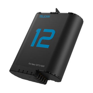 Akumulator TELESIN do GoPro Hero 9-12 1750mAh (niebieski) - 4