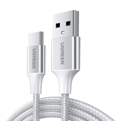 Kabel UGREEN USB-A-USB-C 0.5m (biały)