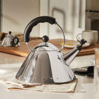 Czajnik z gwizdkiem Alessi 9093 2l czarny - 2