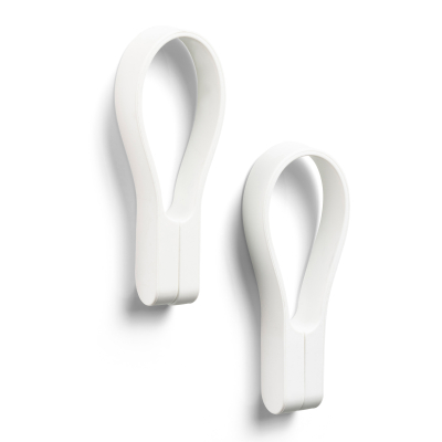  Magnetic wall hooks Zone Denmark Loop White 2 pcs.