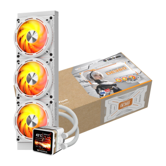 Chłodzenie wodne CPU DARKFLASH DE360 120mm (białe) - 4