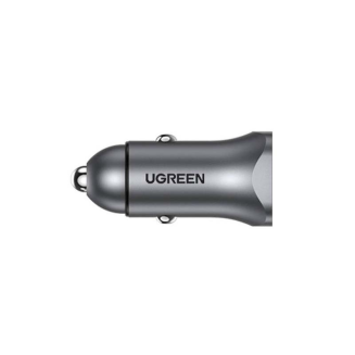 Ładowarka samochodowa UGREEN CD130 30W USB-A/USB-C (szara) - 3