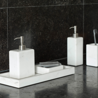  Aquanova Hammam white M soap dispenser - 3