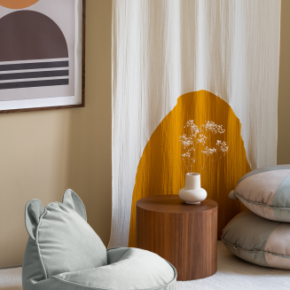 Pufa dziecięca Wigiwama Bear Velvet Misty Green - 2