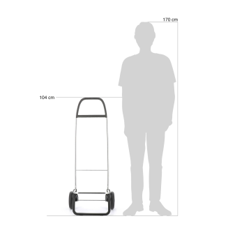 Wózek zakupowy Rolser Jean LN 2 Negro - 7