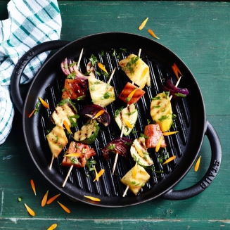  Staub round cast iron grill pan with two handles - 26 cm, Black - 4