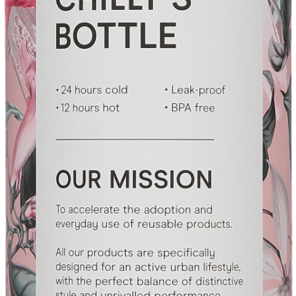  Chilly's Bottles 3D Tropical Flamingo thermal bottle 500 ml - 3
