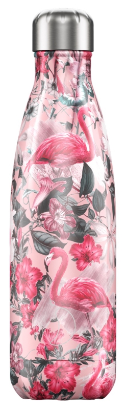  Chilly's Bottles 3D Tropical Flamingo thermal bottle 500 ml