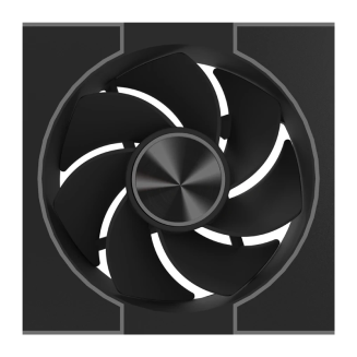 Wentylator DarkFlash DM8 LINE (czarny) - 4