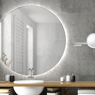  Zack Linea Matte LED Backlit Cosmetic Wall Mirror - 4