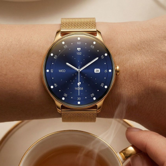 Smartwatch Gravity Złoty Pasek + Bransoleta GT31-2 - 2