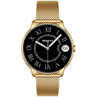 Smartwatch Gravity Złoty Pasek + Bransoleta GT31-2 - 6