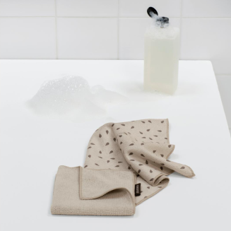 Ściereczki z mikrofibry 2 sztuki Brabantia Soft Beige 30x30 cm - 2