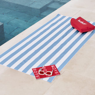 Ręcznik plażowy z poduszką Fatboy Beach Baggy Wave Blue - 7