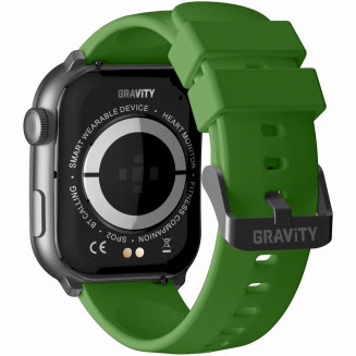 Smartwatch Męski GRAVITY GT28-4 Pasek + Bransoleta Zielono Czarny - 9