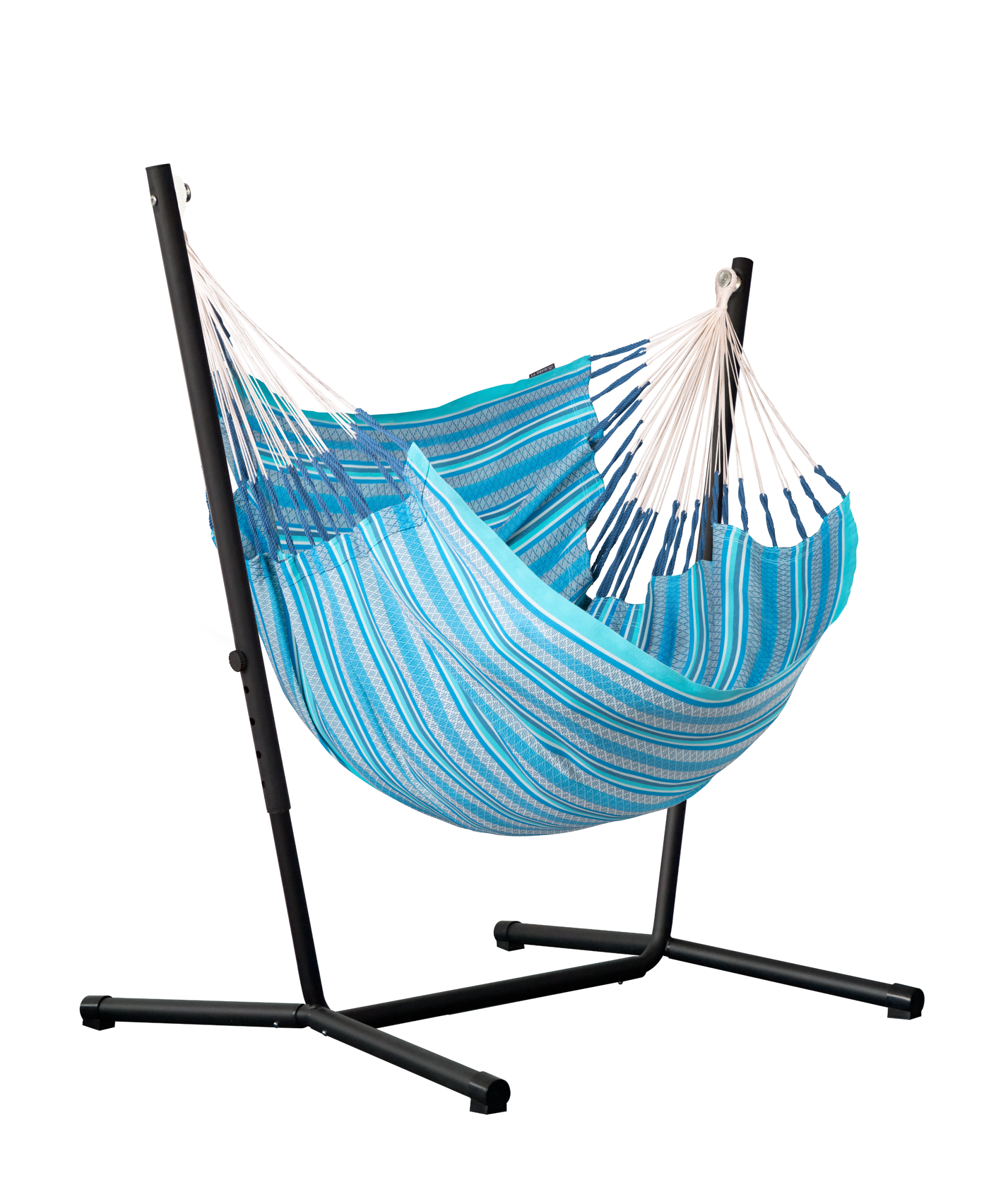 La Siesta Fiji Organic Azure Basic Hammock Chair with Stand | ALL4HOME ...