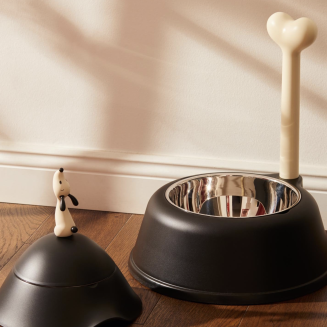 Miska dla psa z pokrywą Alessi Lula czarna - 4