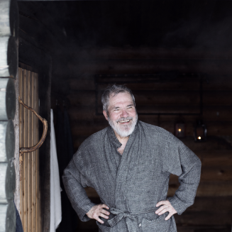 Szlafrok Lapuan Kankurit Terva black-linen M - 7