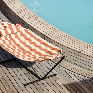 Hamak Fatboy Headdemock Superb Deluxe Stripe Orange Creme - 11