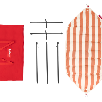 Hamak Fatboy Headdemock Superb Deluxe Stripe Orange Creme - 7