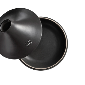 Naczynie tagine Emile Henry Delight 2l czarne indukcja - 3