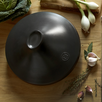 Naczynie tagine Emile Henry Delight 2l czarne indukcja - 7