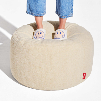  Fatboy Point Large Sherpa Ecru pouffe Ø70x40 cm - 3