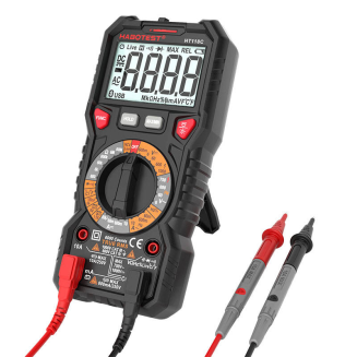 Multimetr cyfrowy HABOTEST HT118C True RMS NCV latarka - 4