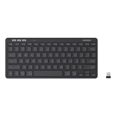 Klawiatura bezprzewodowa wielotrybowa Ugreen K551, Bluetooth 5.3 (czarna)