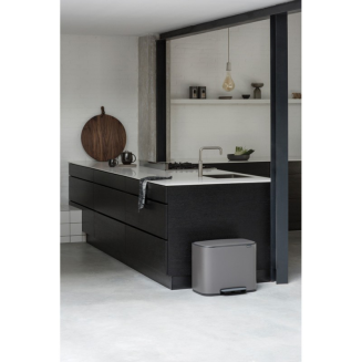 Kosz na śmieci Brabantia Bo 23+11l platynowy - 4