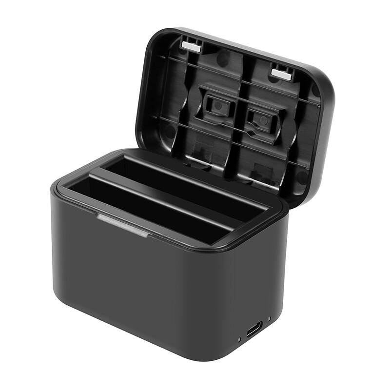 Etui ładujące PULUZ do Insta360 X4 na 2 baterie (czarne)