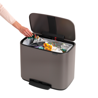 Kosz na śmieci Brabantia Bo 36l platyna - 4