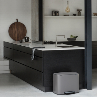  Brabantia Bo waste bin 36l, platinum - 5